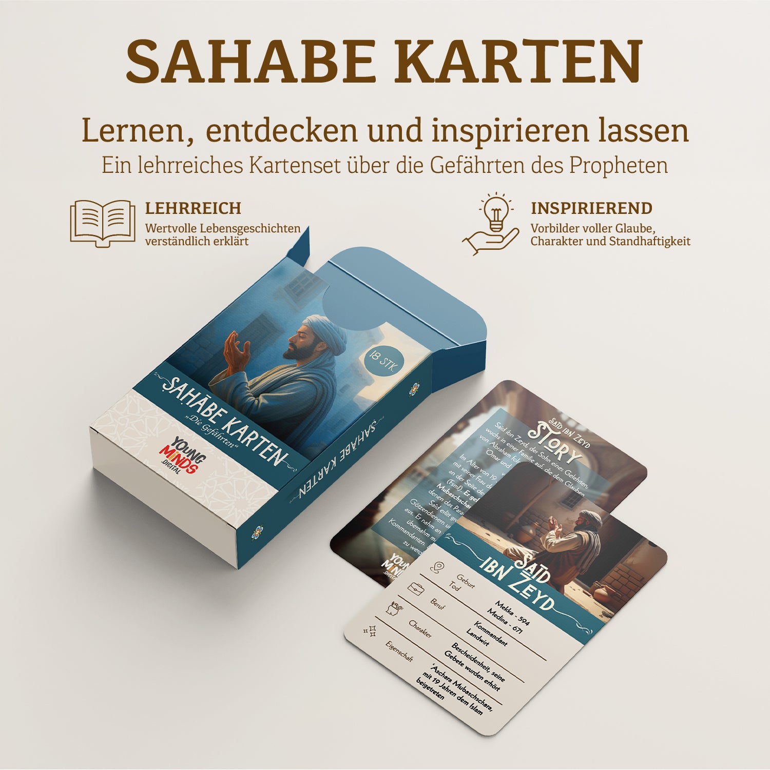 🇩🇪 Sahābe Lernkarten - Männer