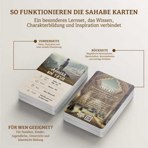 🇹🇷 Sahābe Lernkarten - LIMITED Edition - Männer
